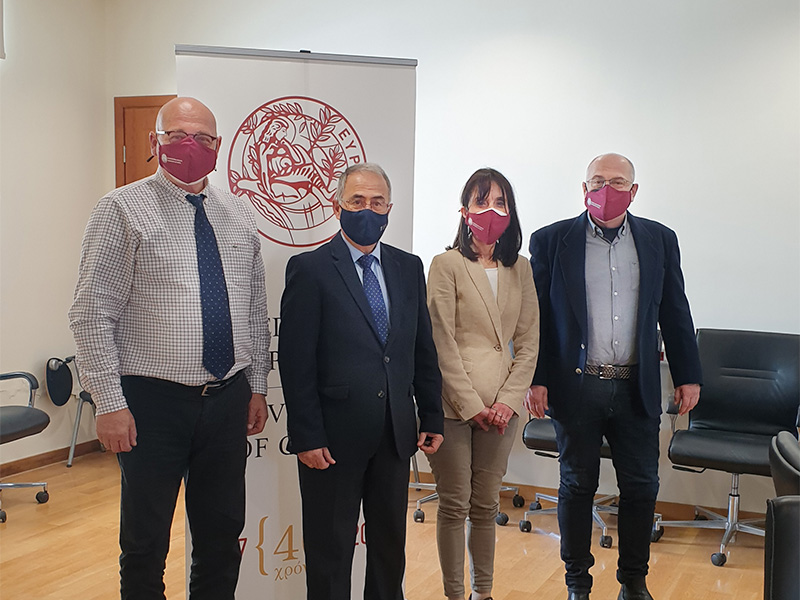 Συνάντηση Πρύτανη με Αντιπρύτανη Τεχνολογικού Πανεπιστημίου Κύπρου