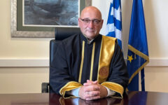 Ο Πρύτανης του Πανεπιστημίου Κρήτης Καθηγητής Γεώργιος Μ. Κοντάκης